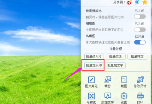 2345看图王批量添加水印